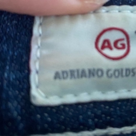 AG Jeans Hailey Dark Wash Rolled Up Shorts 24 0 - Picture 11 of 13